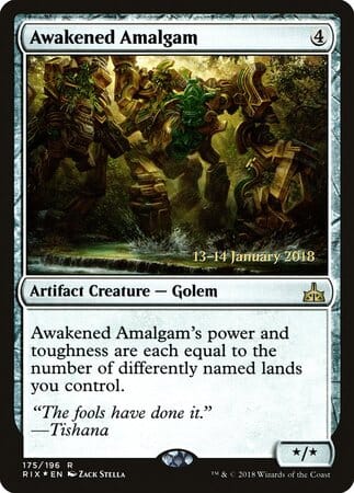 Awakened Amalgam [Rivals of Ixalan Promos] MTG Single Magic: The Gathering  | Multizone: Comics And Games