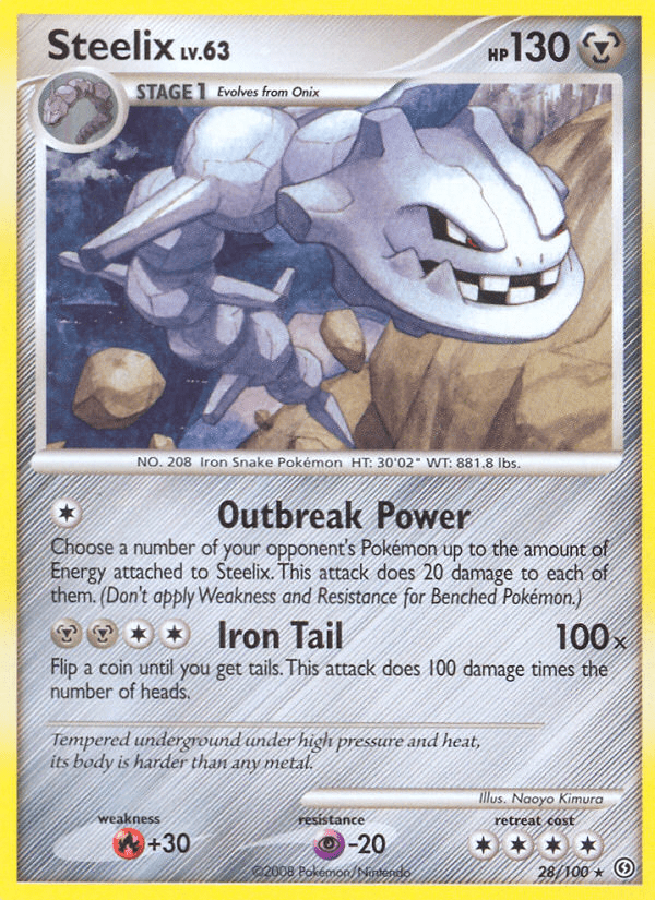 Steelix (28/100) [Diamond & Pearl: Stormfront] Pokemon Single Pokémon  | Multizone: Comics And Games