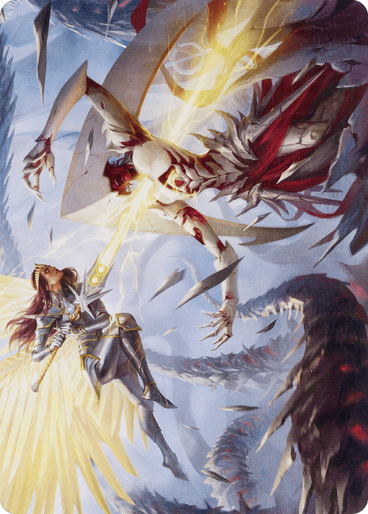 Elspeth's Smite Art Card [March of the Machine Art Series] MTG Single Magic: The Gathering  | Multizone: Comics And Games
