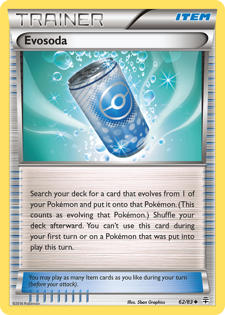 Evosoda (62/83) [XY: Generations] Pokemon Single Pokémon  | Multizone: Comics And Games