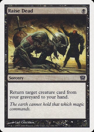Raise Dead [Ninth Edition] MTG Single Magic: The Gathering  | Multizone: Comics And Games