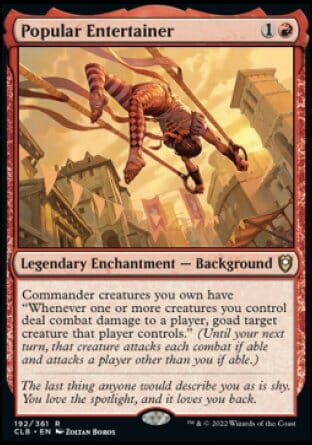 Popular Entertainer [Commander Legends: Battle for Baldur's Gate] MTG Single Magic: The Gathering  | Multizone: Comics And Games