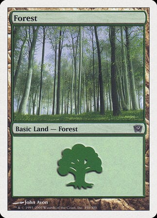 Forest (350) [Ninth Edition] MTG Single Magic: The Gathering  | Multizone: Comics And Games