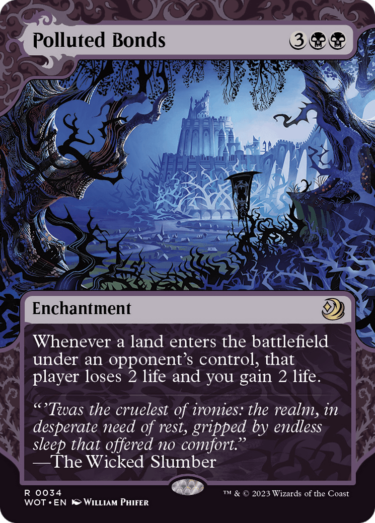 Polluted Bonds [Wilds of Eldraine: Enchanting Tales] MTG Single Magic: The Gathering  | Multizone: Comics And Games