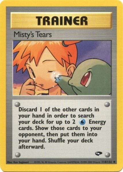 Misty's Tears (118/132) [Gym Challenge Unlimited] Pokemon Single Pokémon  | Multizone: Comics And Games