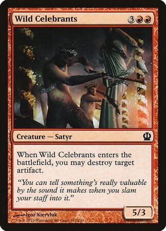 Wild Celebrants [Theros] MTG Single Magic: The Gathering  | Multizone: Comics And Games