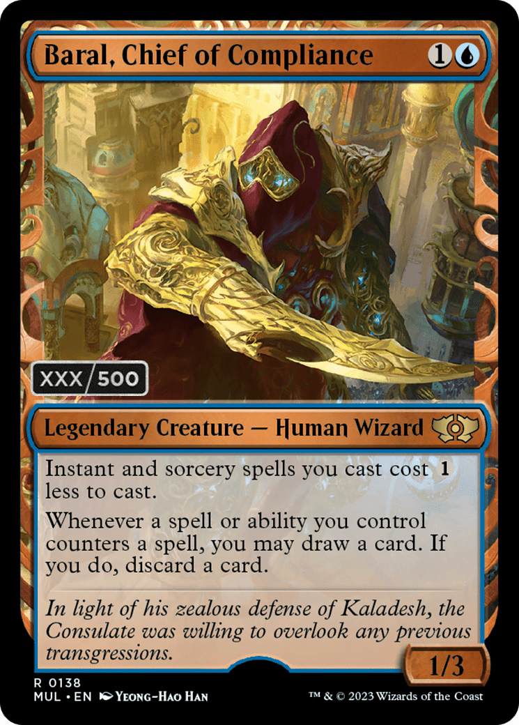 Baral, Chief of Compliance (Serialized) [Multiverse Legends] MTG Single Magic: The Gathering  | Multizone: Comics And Games