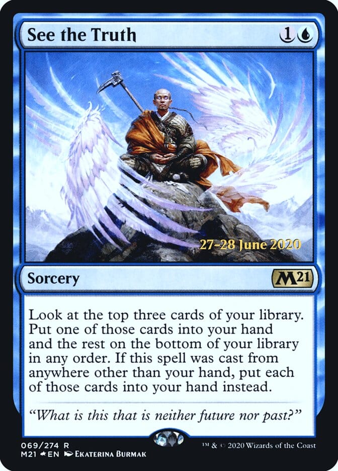 See the Truth [Core Set 2021 Prerelease Promos] MTG Single Magic: The Gathering  | Multizone: Comics And Games