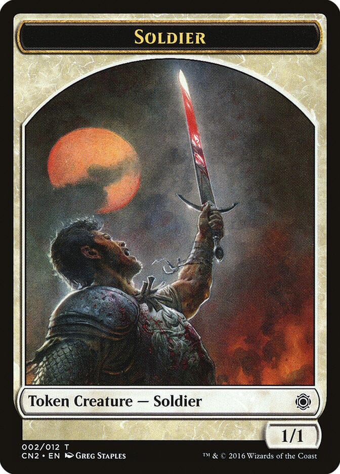 Soldier (002/012) [Conspiracy: Take the Crown Tokens] MTG Single Magic: The Gathering  | Multizone: Comics And Games