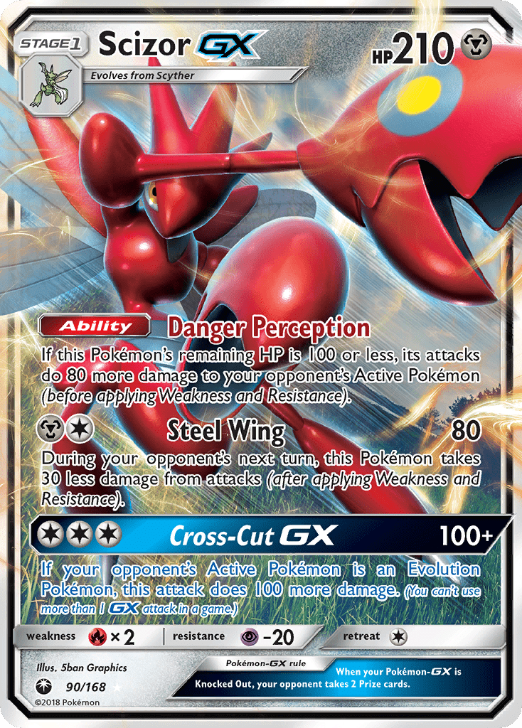 Scizor GX (90/168) [Sun & Moon: Celestial Storm] Pokemon Single Pokémon  | Multizone: Comics And Games