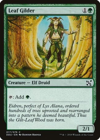 Leaf Gilder [Duel Decks: Elves vs. Inventors] MTG Single Magic: The Gathering  | Multizone: Comics And Games