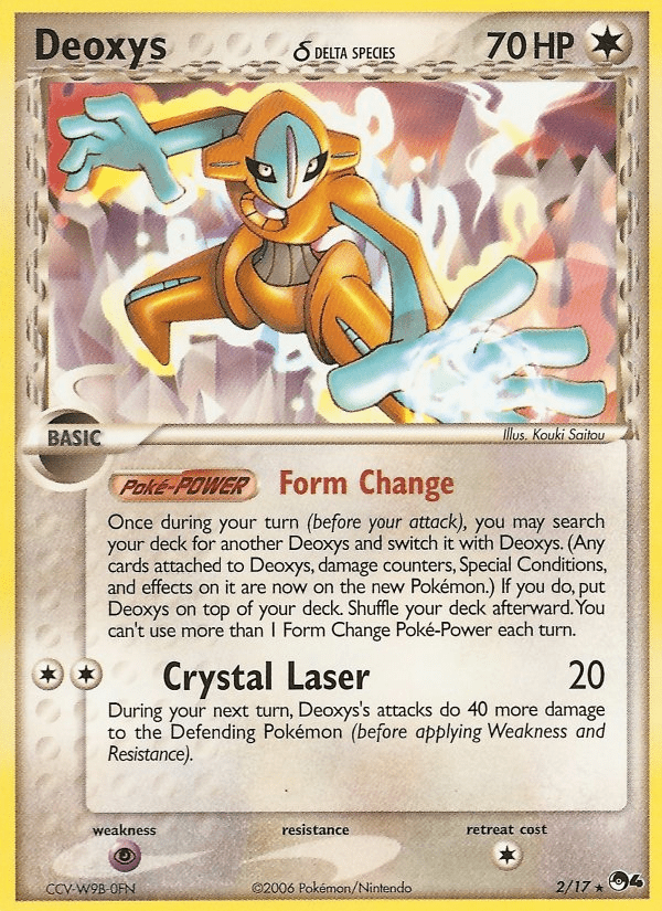 Deoxys (2/17) (Delta Species) [POP Series 4] Pokemon Single Pokémon  | Multizone: Comics And Games
