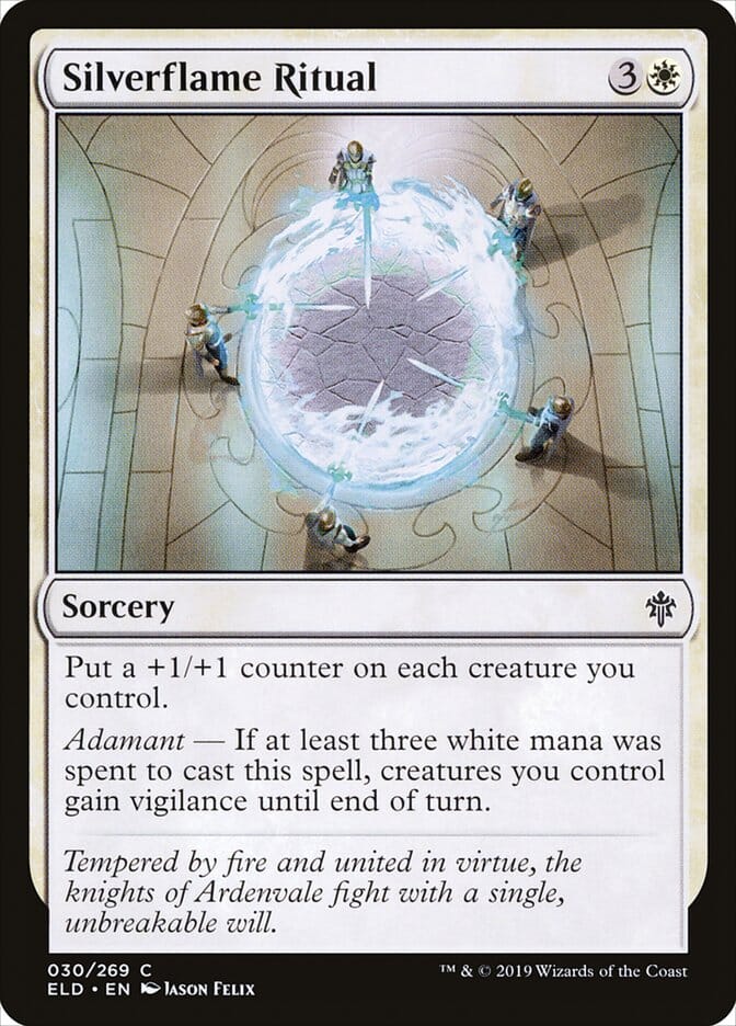 Silverflame Ritual [Throne of Eldraine] MTG Single Magic: The Gathering  | Multizone: Comics And Games