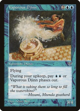Vaporous Djinn [Mirage] MTG Single Magic: The Gathering  | Multizone: Comics And Games
