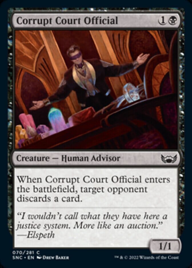 Corrupt Court Official [Streets of New Capenna] MTG Single Magic: The Gathering  | Multizone: Comics And Games