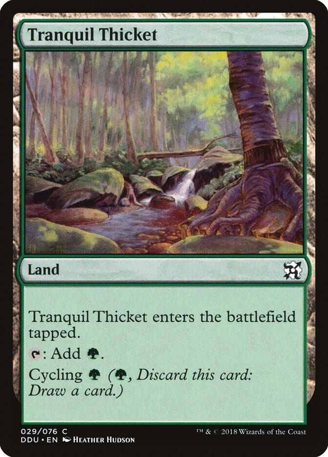 Tranquil Thicket [Duel Decks: Elves vs. Inventors] MTG Single Magic: The Gathering  | Multizone: Comics And Games