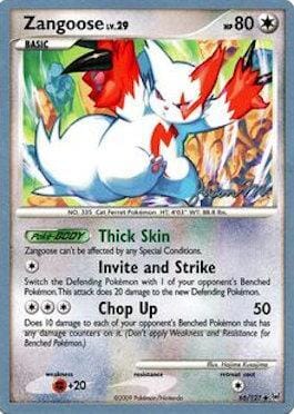 Zangoose LV.29 (66/127) (Queengar - Jason Martinez) [World Championships 2009] Pokemon Single Pokémon  | Multizone: Comics And Games