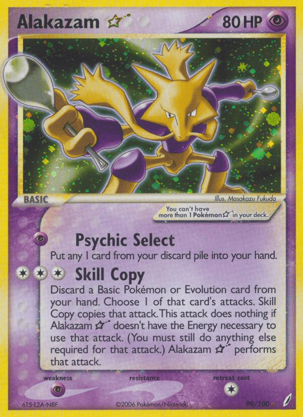 Alakazam Star (99/100) [EX: Crystal Guardians] Pokemon Single Pokémon  | Multizone: Comics And Games