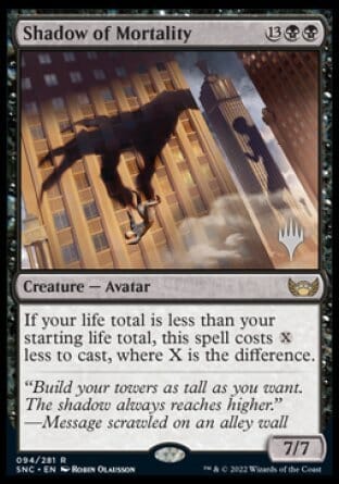 Shadow of Mortality (Promo Pack) [Streets of New Capenna Promos] MTG Single Magic: The Gathering  | Multizone: Comics And Games