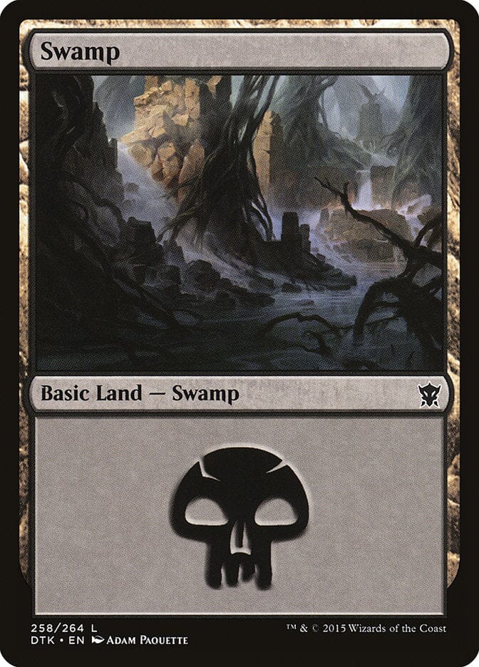 Swamp (258) [Dragons of Tarkir] MTG Single Magic: The Gathering  | Multizone: Comics And Games