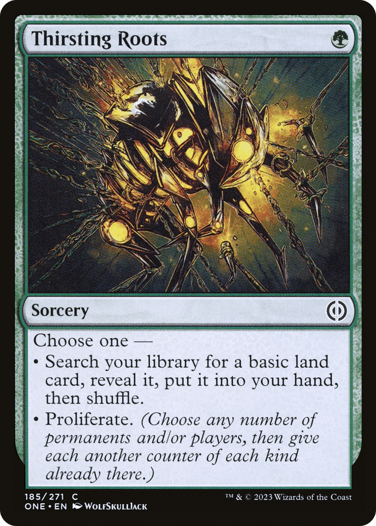 Thirsting Roots [Phyrexia: All Will Be One] MTG Single Magic: The Gathering  | Multizone: Comics And Games