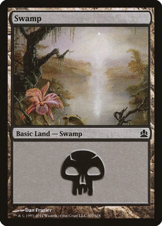 Swamp (307) [Commander 2011] MTG Single Magic: The Gathering  | Multizone: Comics And Games