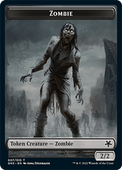 Zombie // Human Soldier Double-Sided Token [Game Night: Free-for-All Tokens] MTG Single Magic: The Gathering  | Multizone: Comics And Games