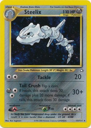 Steelix (15/111) [Neo Genesis Unlimited] Pokemon Single Pokémon  | Multizone: Comics And Games