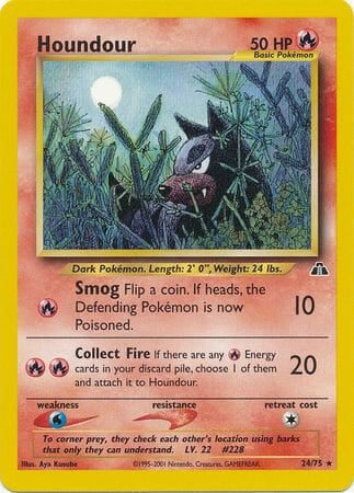 Houndour (24/75) [Neo Discovery Unlimited] Pokemon Single Pokémon  | Multizone: Comics And Games