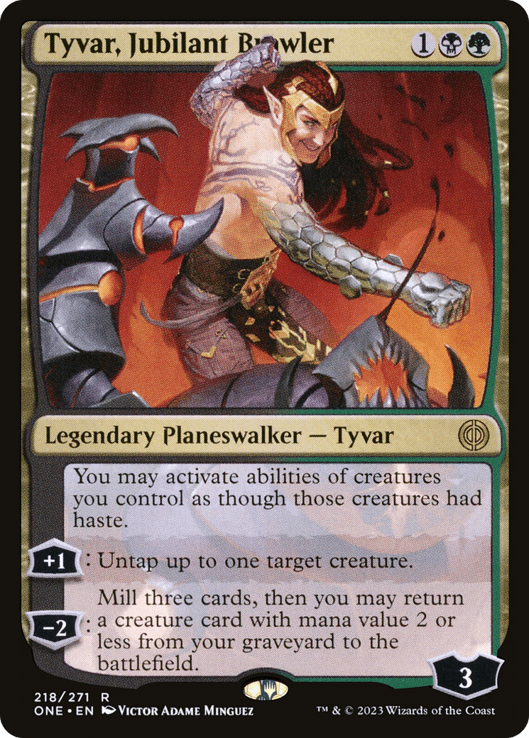 Tyvar, Jubilant Brawler [Phyrexia: All Will Be One] | Multizone: Comics And Games