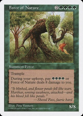 Force of Nature [Fifth Edition] MTG Single Magic: The Gathering  | Multizone: Comics And Games
