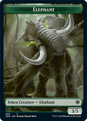 Elephant // Thopter Double-Sided Token [Starter Commander Decks] MTG Single Magic: The Gathering  | Multizone: Comics And Games