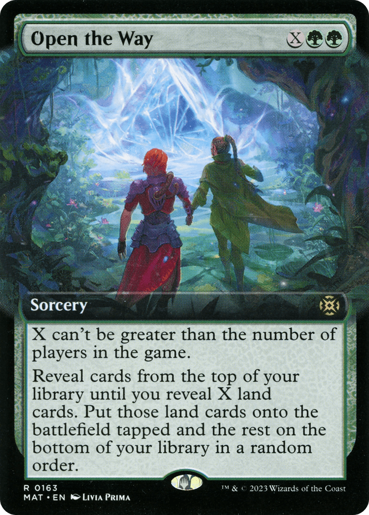 Open the Way (Extended Art) [March of the Machine: The Aftermath] MTG Single Magic: The Gathering  | Multizone: Comics And Games