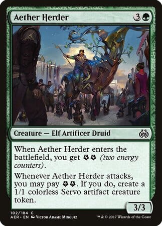 Aether Herder [Aether Revolt] MTG Single Magic: The Gathering  | Multizone: Comics And Games