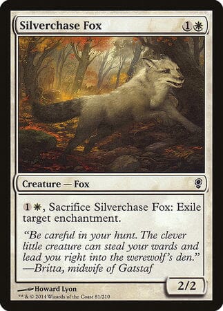 Silverchase Fox [Conspiracy] MTG Single Magic: The Gathering  | Multizone: Comics And Games