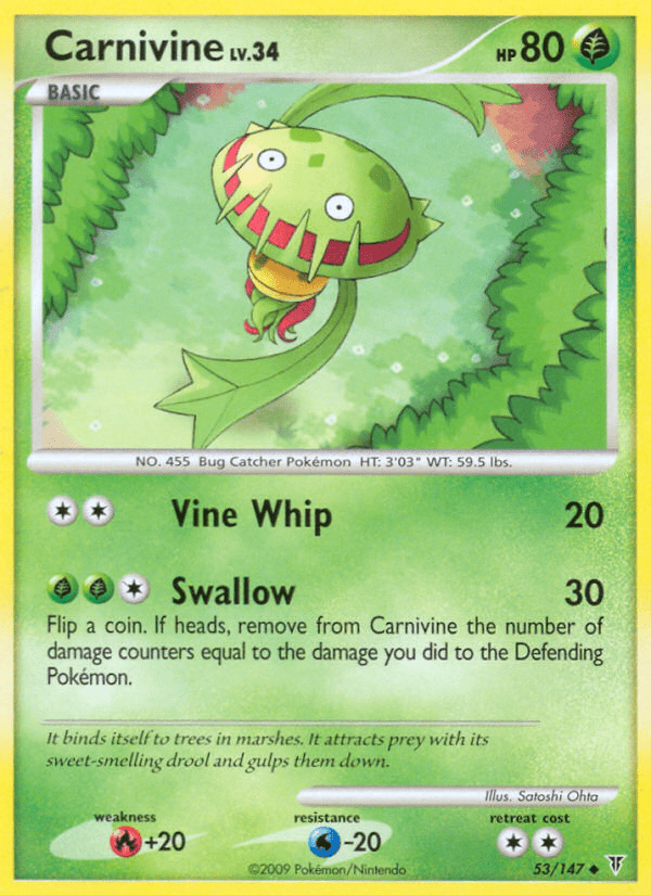 Carnivine (53/147) [Platinum: Supreme Victors] Pokemon Single Pokémon  | Multizone: Comics And Games
