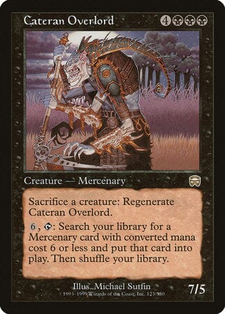 Cateran Overlord [Mercadian Masques] MTG Single Magic: The Gathering  | Multizone: Comics And Games