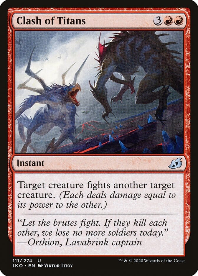 Clash of Titans [Ikoria: Lair of Behemoths] MTG Single Magic: The Gathering  | Multizone: Comics And Games