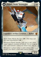 Prowl, Stoic Strategist // Prowl, Pursuit Vehicle [Universes Beyond: Transformers] MTG Single Magic: The Gathering  | Multizone: Comics And Games