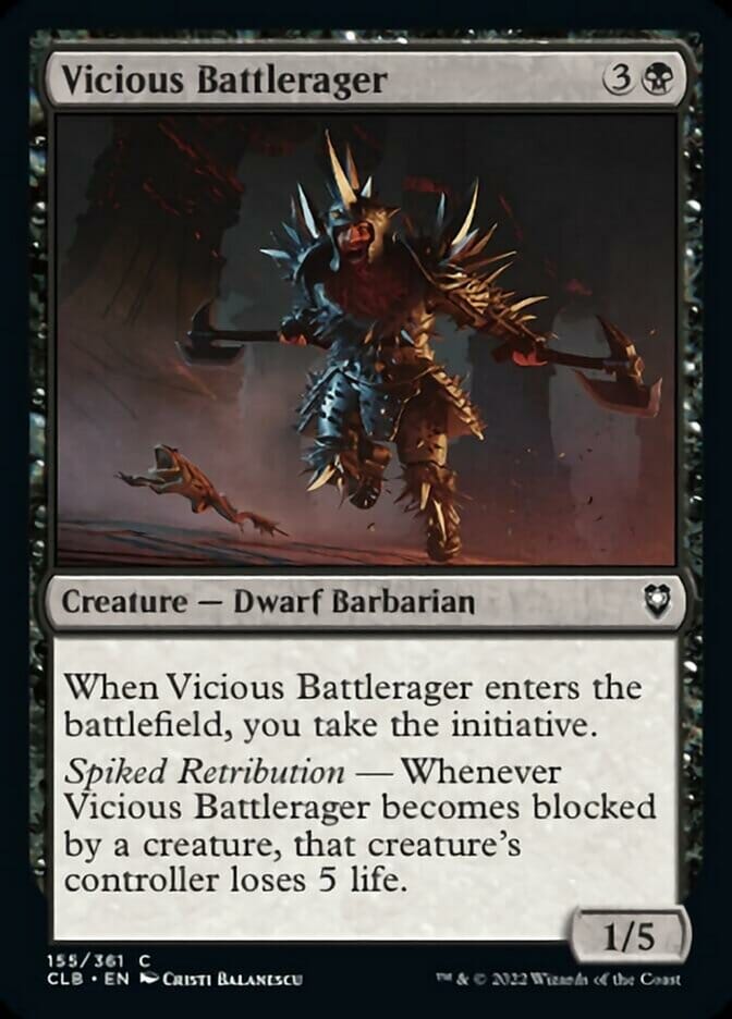 Vicious Battlerager [Commander Legends: Battle for Baldur's Gate] MTG Single Magic: The Gathering  | Multizone: Comics And Games