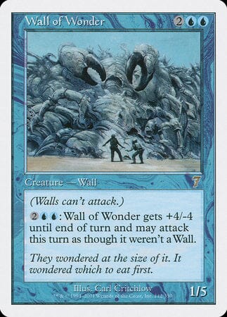 Wall of Wonder [Seventh Edition] MTG Single Magic: The Gathering  | Multizone: Comics And Games