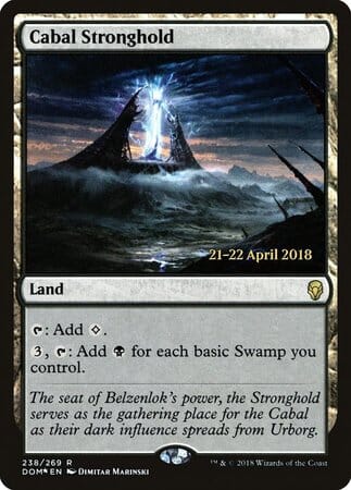 Cabal Stronghold [Dominaria Promos] MTG Single Magic: The Gathering  | Multizone: Comics And Games