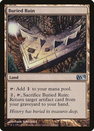 Buried Ruin [Magic 2012] MTG Single Magic: The Gathering  | Multizone: Comics And Games