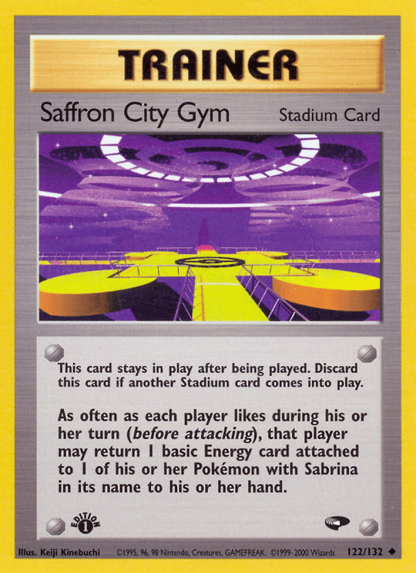 Saffron City Gym (122/132) [Gym Challenge 1st Edition] Pokemon Single Pokémon  | Multizone: Comics And Games