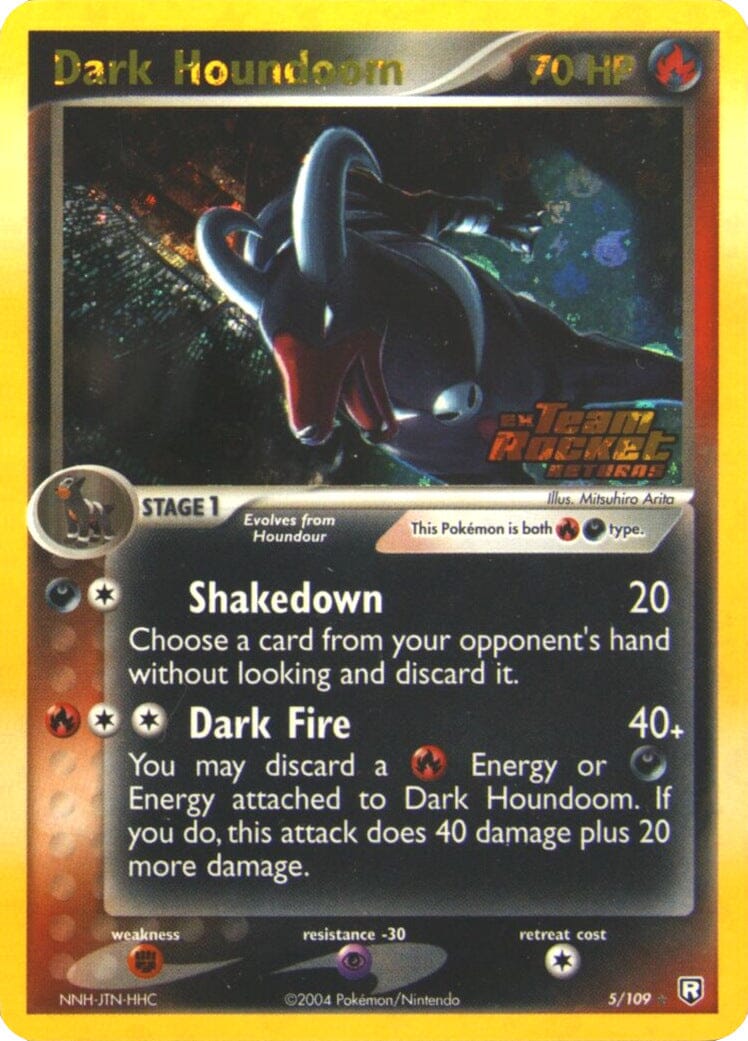 Dark Houndoom (5/109) (Stamped) [EX: Team Rocket Returns] Pokemon Single Pokémon  | Multizone: Comics And Games