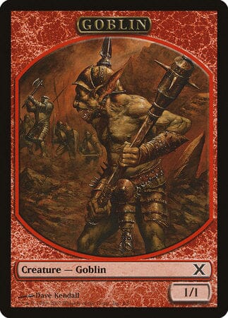 Goblin Token [Tenth Edition Tokens] MTG Single Magic: The Gathering  | Multizone: Comics And Games