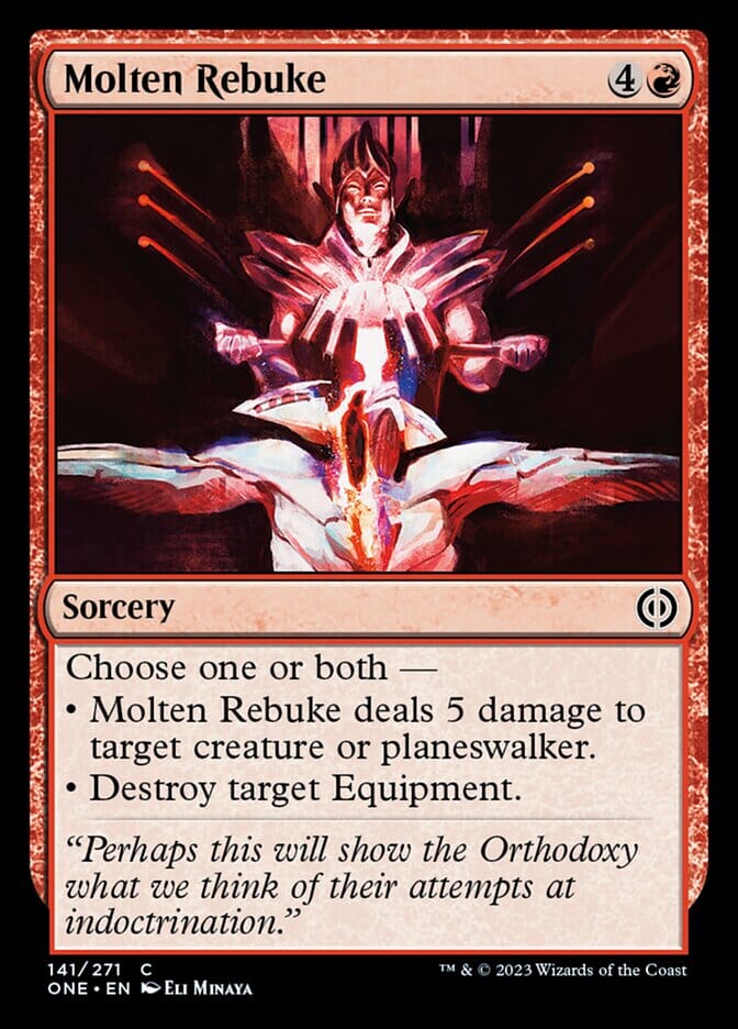 Molten Rebuke [Phyrexia: All Will Be One] MTG Single Magic: The Gathering  | Multizone: Comics And Games