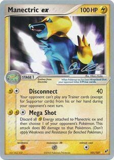 Manectric ex (101/107) (Mewtrick - Jason Klaczynski) [World Championships 2006] Pokemon Single Pokémon  | Multizone: Comics And Games