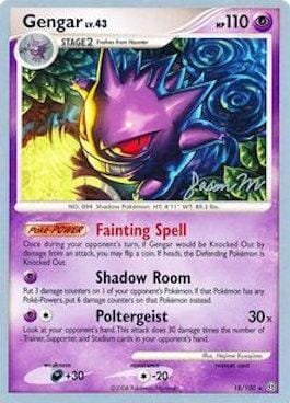 Gengar LV.43 (18/100) (Queengar - Jason Martinez) [World Championships 2009] Pokemon Single Pokémon  | Multizone: Comics And Games
