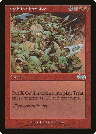 Goblin Offensive [Urza's Saga] MTG Single Magic: The Gathering  | Multizone: Comics And Games